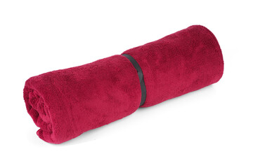 bath towels with white background isolated image