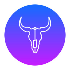 Bull Skull Icon