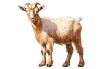 Obraz premium Goat livestock mammal animal.