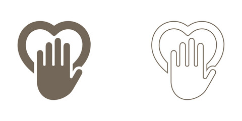 Honesty icon set. Honesty  icon Solid and  line style. editable icon, vector collection