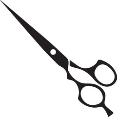 scissor silhouette vector illustration