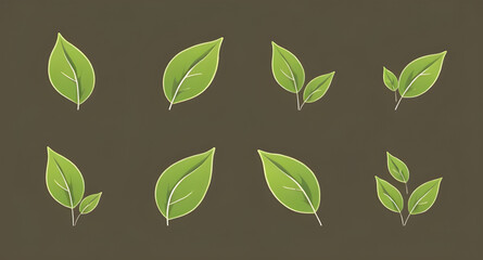Green leaf, Leaf icon, Leaf vector, Green leaf illustration, Nature leaf, Eco leaf, Organic leaf, Fresh leaf, Realistic green leaf, Flat leaf design, Minimal leaf icon, Leaf silhouette, Leaf outline, 