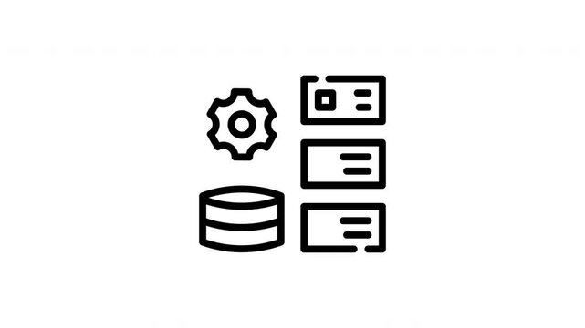 icon line motion graphic priority task