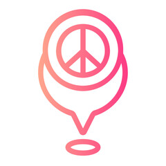 location gradient icon