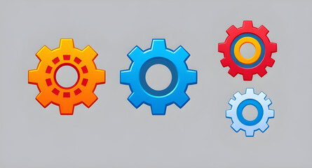 gear illustration, bright gear icon, engineering gear, rainbow gear icon, cog vector design, multicolor gear, abstract gear icon, gear logo element, machinery gear vector, vibrant gear icon, gear whee