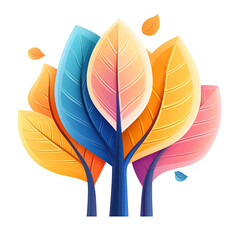 Colorful Autumn Leaves Design