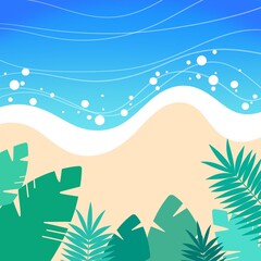 여름 일러스트,Sea illustration, beach illustration