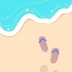 해변 일러스트,beach illustration 