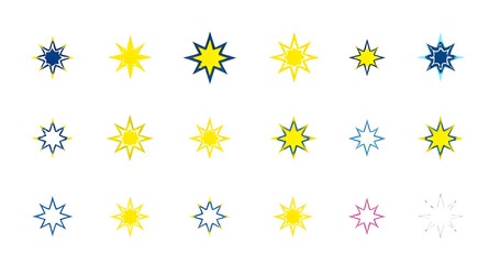 sparkle design, bright sparkle effect, cartoon sparkle icons, festive sparkle vector, sparkling light illustration, radiant sparkle set, glossy sparkle vector, crystal sparkle icons, twinkling star se