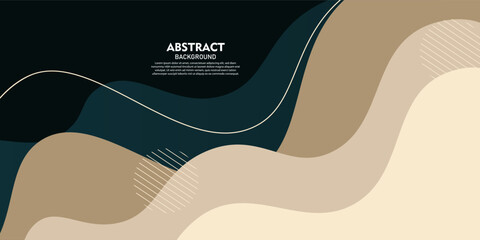 Colorful wavy background with gradient color. suitable for wallpaper, template, brochure, etc. Vector Eps10