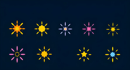 luminous sparkle design, shiny sparkle effect, sparkle clipart set, glowing starburst vector, sparkle decoration, star twinkle illustration, golden sparkle vector, glitter star icons, magic sparkle se