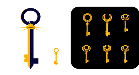 key flat icon, open key symbol, metal key vector, skeleton key icon, encryption key illustration, hotel key icon, classic key vector, padlock with key, key outline icon, antique key symbol, safe key v