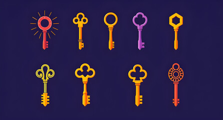 key icon vector illustration