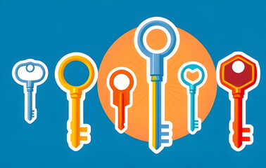 key icon vector illustration