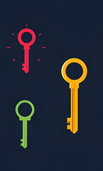 key icon vector illustration