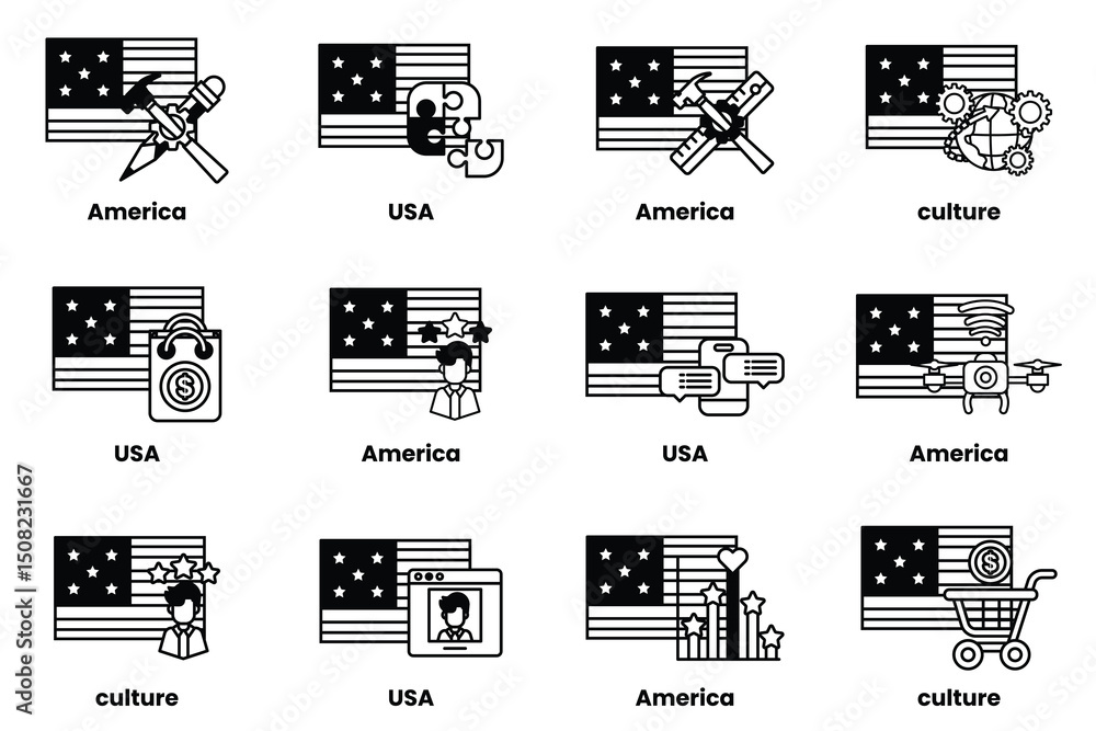 Poster the image is a collection of different flags from various countries