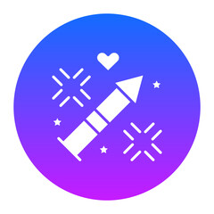 Obraz premium Wedding Fireworks Icon