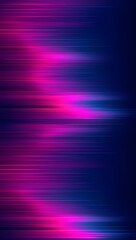 Fototapeta premium Abstract background with blurred pink and purple light streaks on a dark blue backdrop