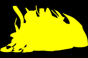 Abstract Lino Brush Texture