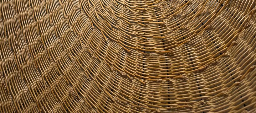 High-Resolution Wicker Weave Texture Featuring Natural Materials in Neutral Tones Ideal for Graphic Design Backgrounds