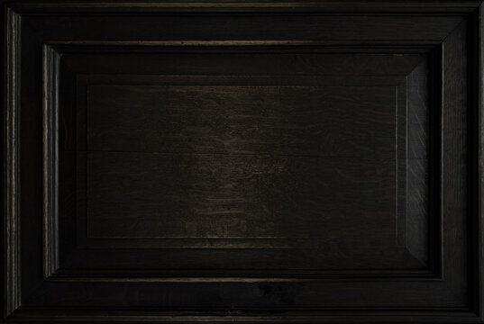 Moody Minimalist Dark Wood Panel with Textured Grain and Subtle Depth