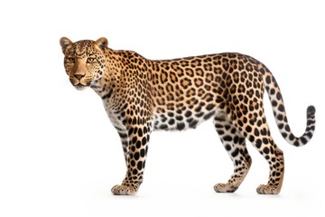 Leopard wildlife standing cheetah.
