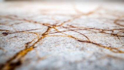 Close-up of textured stone with veins