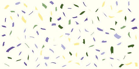 confetti background Stunning silver color that zigzags down in celebration. Festive decoration vector illustration