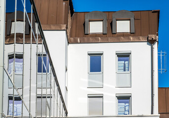 typical apartment house in austria