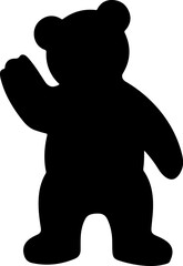 bear silhouette vector