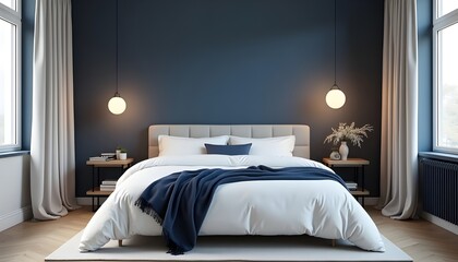 Elegant and Cozy Bedroom in Upscale Apartment

