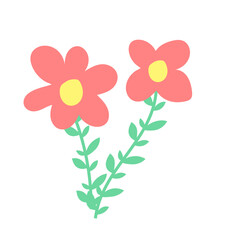Illustration Flower Hand Drawn