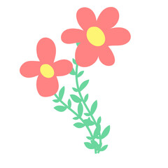 Illustration Flower Hand Drawn