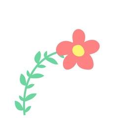 Illustration Flower Hand Drawn