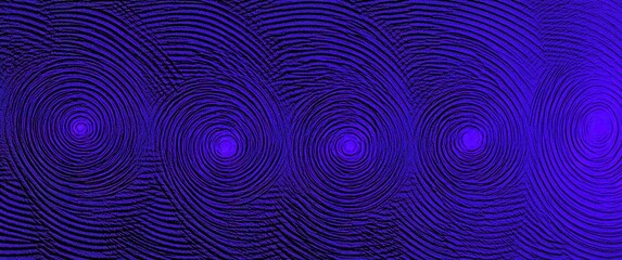 Generative AI, Hypnotic concentric ring pattern in violet