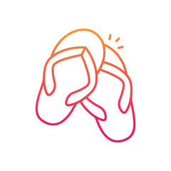 Flip Flops vector icon