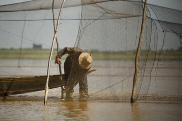 Kalimantan fisherman