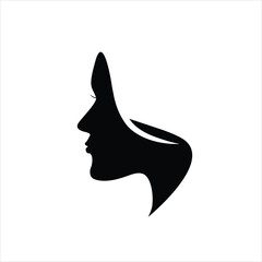 the face of a young woman is posing beautifully