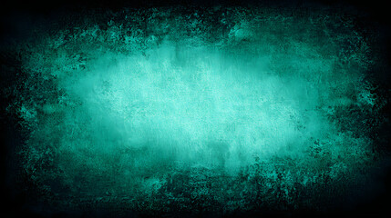 Abstract dark paper background with bright center spotlight and black vignette frame featuring vintage grunge texture
