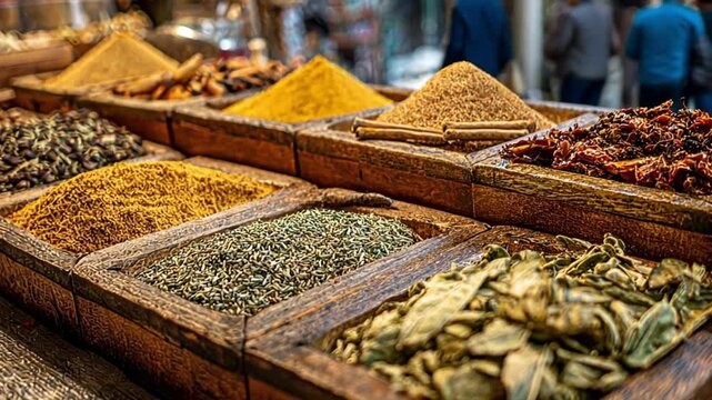 Spice market display