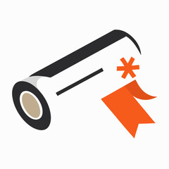 Car service concept icon on white background.