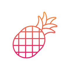 Pineapple vector icon