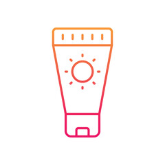 Sunblock vector icon