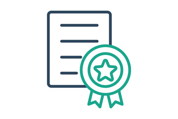Experience icon. line icon style. icon related to branding. business elements vector illustration