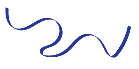Abstract Wavy Swirl Line for Creative Designs