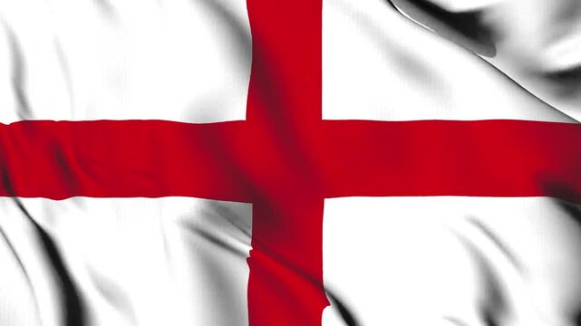 The United Kingdom's flag waves in the wind.