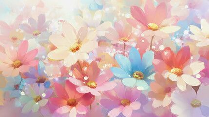 watercolor botanical Tulip flowers texture template background.Elegant wedding invitation card background . Minimal hand painted Design for wedding or Valentine's Day