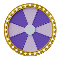 3D Illustration Fortune Wheel