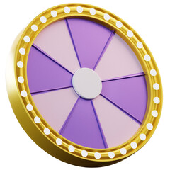 3D Illustration Fortune Wheel
