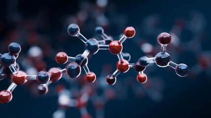 3d render of molecule